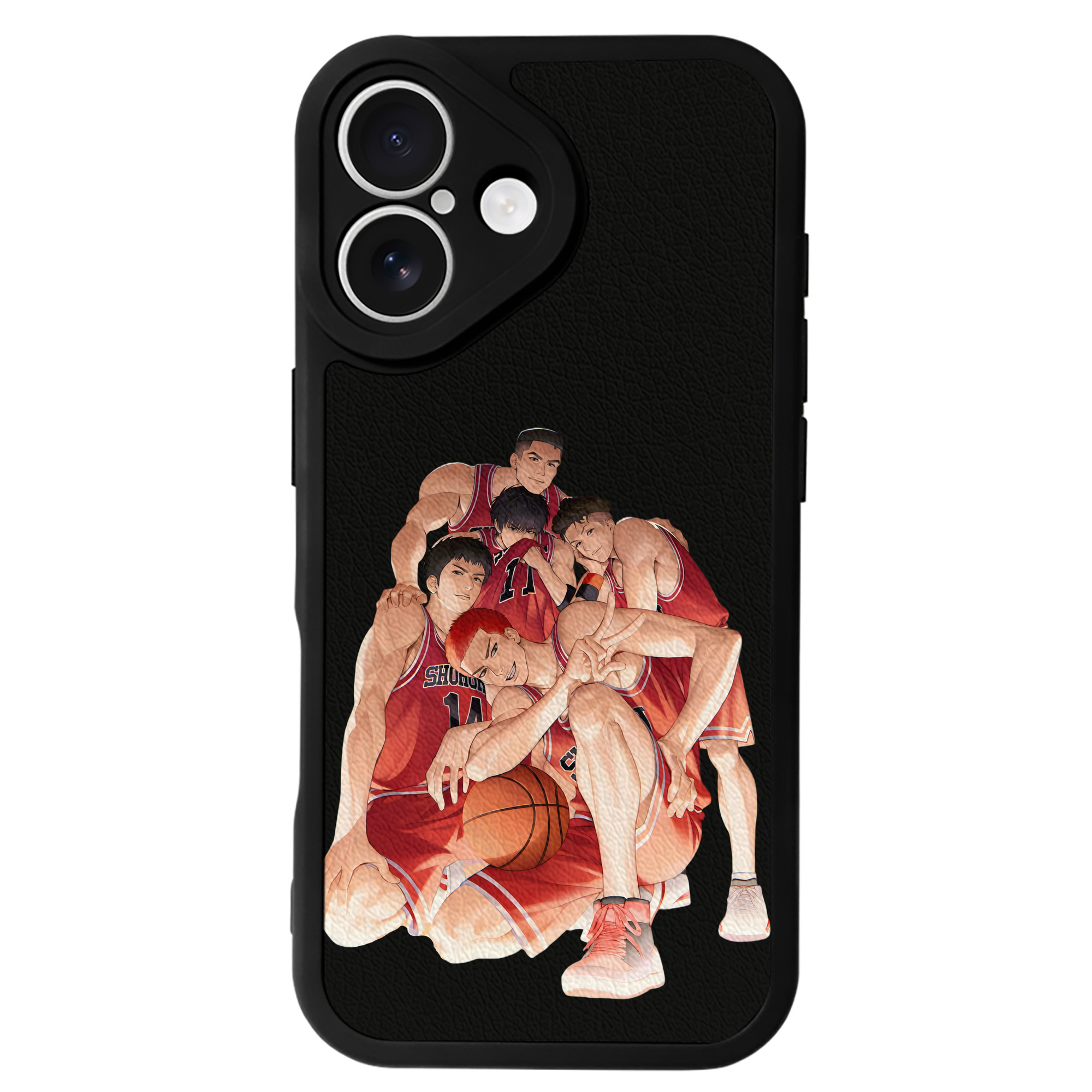（画像用） SLAM DUNK／スラムダンク 【iPhone 16シリーズ対応】シリコンスマホケース（レザー調） 材質：シリコン